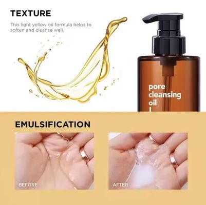 OEM Oily Skin Make Up Remover Exfoliation Moisturizing Makeup Cleansing Oil For Blackhead