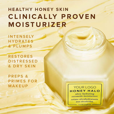 Ultra Hydrating Long Lasting Moisturizing Antioxidant Ceramide Honey Face Cream For Dry Skin