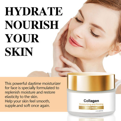 OEM Face Cream Peptides Hydrate Firming Day Night Collagen Liquid