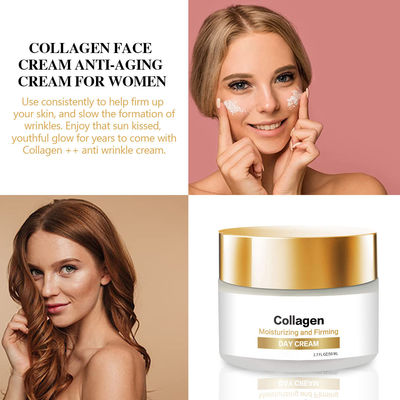 OEM Face Cream Peptides Hydrate Firming Day Night Collagen Liquid