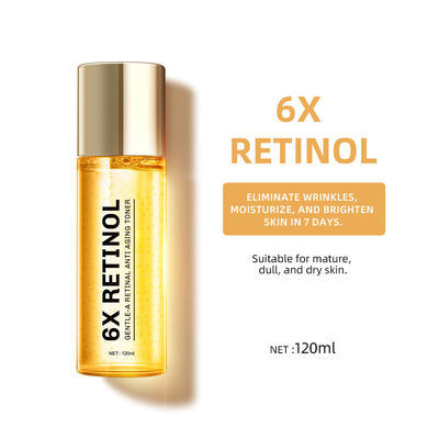 OEM ODM 6X Retinol Moisture Soothing Whitening Anti Wrinkle Anti Aging Facial Skin Toner