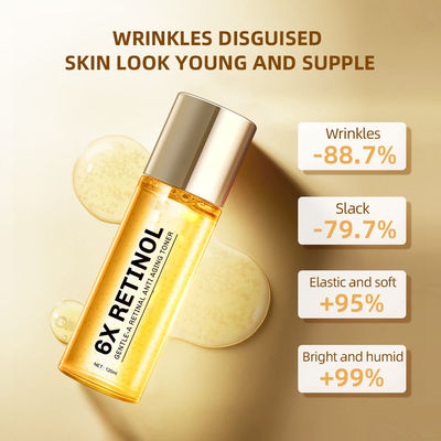OEM ODM 6X Retinol Moisture Soothing Whitening Anti Wrinkle Anti Aging Facial Skin Toner