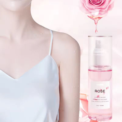 Facial Skin Brighten Rose Water Toner Moisturizing Whitening Hydrating Toner For Dry Skin