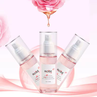 Facial Skin Brighten Rose Water Toner Moisturizing Whitening Hydrating Toner For Dry Skin