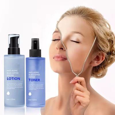Moisturizing Repair Face Toner Anti Aging Blue Copper Peptide Toner