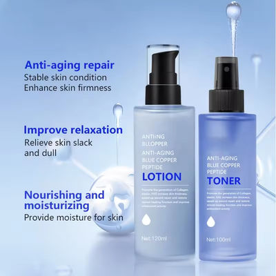 Moisturizing Repair Face Toner Anti Aging Blue Copper Peptide Toner
