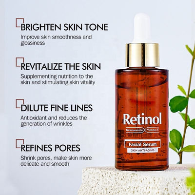 Skin Care Wrinkle Repair Serum For Dry Skin Rough Vitamin E Firming Essence Retinol Serum