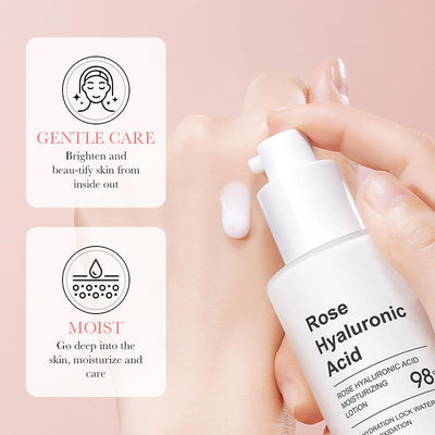 Rose Moisturizing Face Lotion Natural  Whitening Key Facial Skincare Lotion