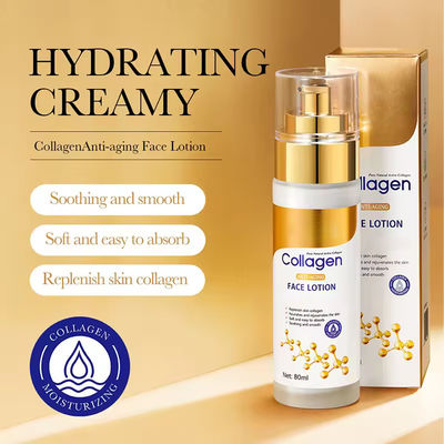Recombinant Collagen Hydrating Facial Lotion Non Sticky Strong Penetration Anti Oxidant