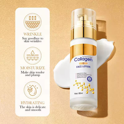Recombinant Collagen Hydrating Facial Lotion Non Sticky Strong Penetration Anti Oxidant