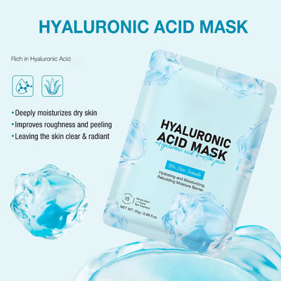 OEM ODM Hyaluronic Acid Multi Effect Whitening And Moisturizing Facial Mask