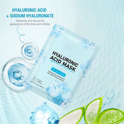 OEM ODM Hyaluronic Acid Multi Effect Whitening And Moisturizing Facial Mask