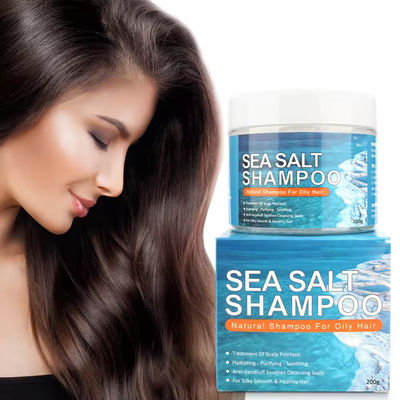 Sea Salt Scalp Hair Care Massager Scrub Shampoo Exfoliating Nourishing Hair Scalp Scrub