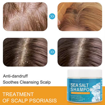 Sea Salt Scalp Hair Care Massager Scrub Shampoo Exfoliating Nourishing Hair Scalp Scrub