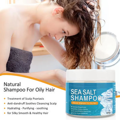 Sea Salt Scalp Hair Care Massager Scrub Shampoo Exfoliating Nourishing Hair Scalp Scrub