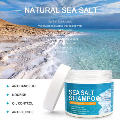 Sea Salt Scalp Hair Care Massager Scrub Shampoo Exfoliating Nourishing Hair Scalp Scrub