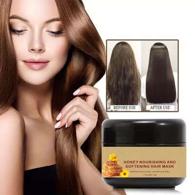 Smooth Nourishing Honey Repair Hair Mask Improving Dry Hair Beauty Mask OEM ODM