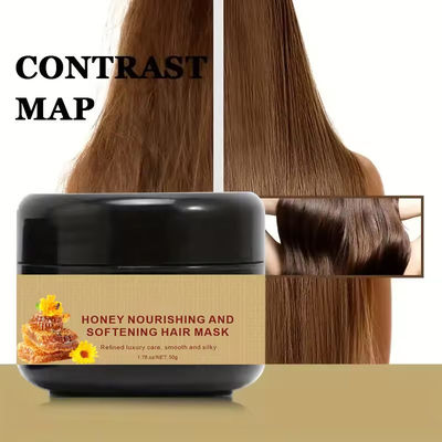 Smooth Nourishing Honey Repair Hair Mask Improving Dry Hair Beauty Mask OEM ODM