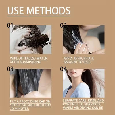 Smooth Nourishing Honey Repair Hair Mask Improving Dry Hair Beauty Mask OEM ODM