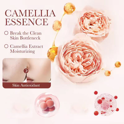 Amino Acid GMPC Face Cleaner Mousse Foam Gently Pores Customized Camellia Face Wash