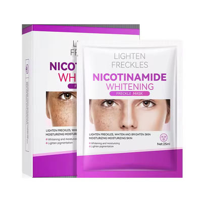 OEM ODM Whitening Mask Lightening Spots Moisturizing Removing Yellowness Removing Dullness Niacinamide Mask