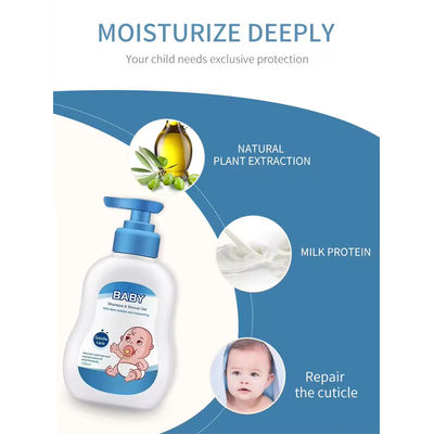Natural Infant Kids Body Care Body Bath Clean Baby'S 2 In 1 Body Wash Shampoo