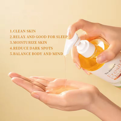 Bath Oil Shower Gel For Dry Skin Women Long Lasting Fragrance Moisturizer Rice Bran