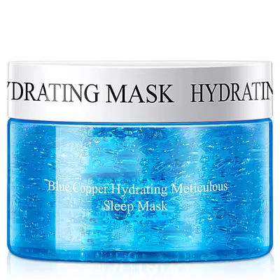 Blue Copper Peptide Repair Collagen Sleeping Mask Freeze Facial Care Mask