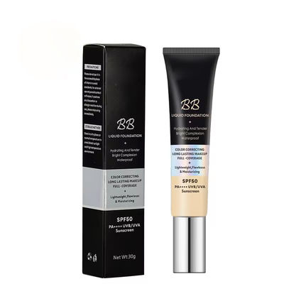 Sunscreen BB Cream Long Lasting Moisturizing Concealer White Skin  Liquid Foundation Makeup