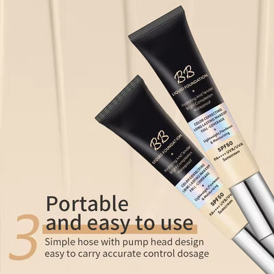 Sunscreen BB Cream Long Lasting Moisturizing Concealer White Skin  Liquid Foundation Makeup