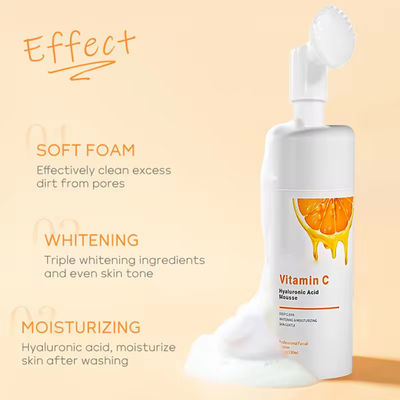 Mousse Soothing Vitamin C Facial Cleanser Anti Aging Deep Cleansing Facial Cleanser