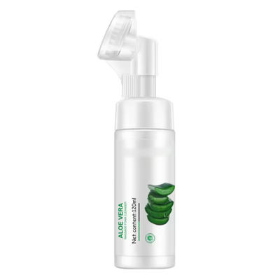 Aloe Vera Exfoliating Face Cleaner Foaming Facial Cleanser For All Skin Types Acne Men'S