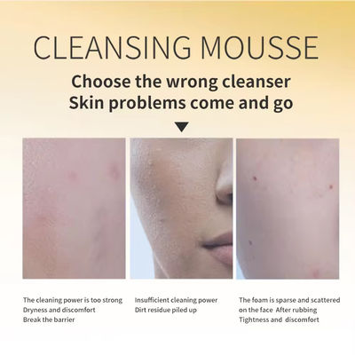 Amino Acid Camellia Face Wash Refreshing Cleanser Lotion Deeply Floral Fragrance