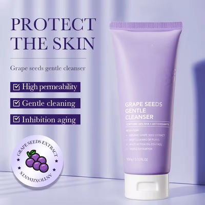 ODM Face Wash Grapeseed Cleansing Face Cleanser Gentle Cleaning  Skin Care Product