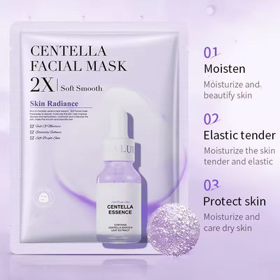 Centella Asiatica Soothing Facial Mask Moisturizing Soothing Polypeptide Mask