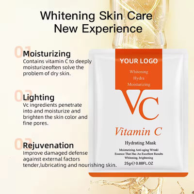 Anti Aging Hyaluronic Acid  Face Mask Whitening Transparent Facial Vitamin C Mask