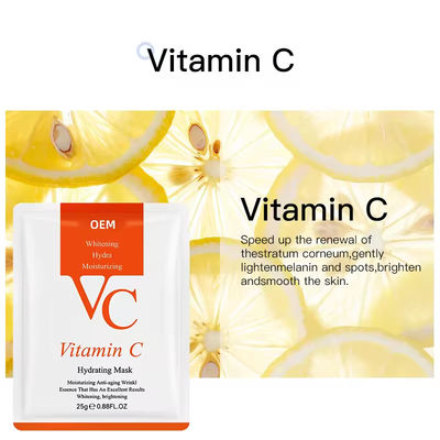 Anti Aging Hyaluronic Acid  Face Mask Whitening Transparent Facial Vitamin C Mask