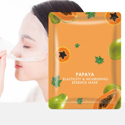 Meyve Papaya Yüz Maske Nemlendirici ve Besleyici Zerdeçal Yüz Maske Yüz Bakımı