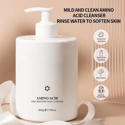 OEM ODM Face Cleaner Matsutake Mushroom Amino Acid Facial Cleanser For Oil Control