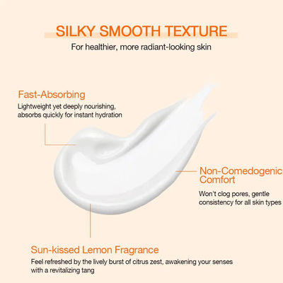 Vitamin C Whitening Body Lotion Ferulic Acid Brighten Body Cream Moisturize And Hydrate Skin Firm Nourishing