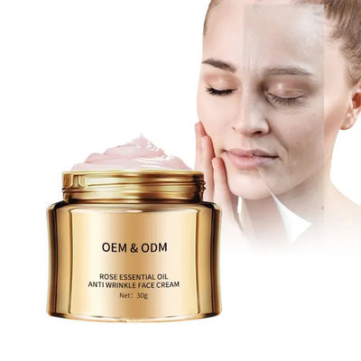 Beauty Natural Rose Lotus Extract Repair Face Cream Moisturizing Anti Wrinkle Rose Oil Face Cream For All Skin Types