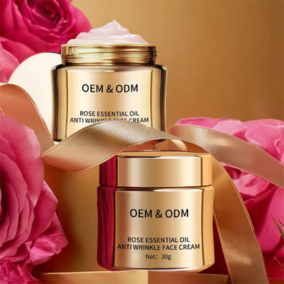 Beauty Natural Rose Lotus Extract Repair Face Cream Moisturizing Anti Wrinkle Rose Oil Face Cream For All Skin Types