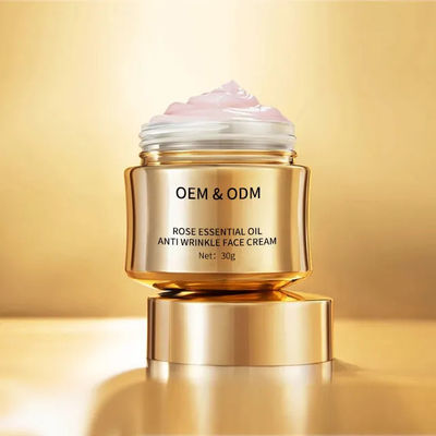 Beauty Natural Rose Lotus Extract Repair Face Cream Moisturizing Anti Wrinkle Rose Oil Face Cream For All Skin Types