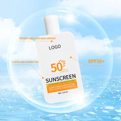Women Dry Face Skin Beauty Cosmetics Sunscreen SPF 50 Cream Lightweight Sunscreen Gel