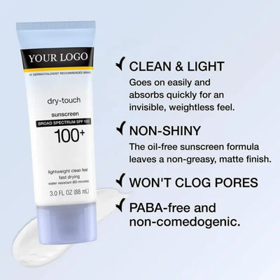 Whitening Sunblock Lotion Ultra Sheer Dry-Touch Water Resistant and Non-Greasy Sunscreen