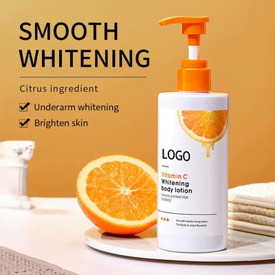 Custom Private Label Organic White Body Lotion Remove Spots Body Moisturizing Milk Whitening For Black Skin