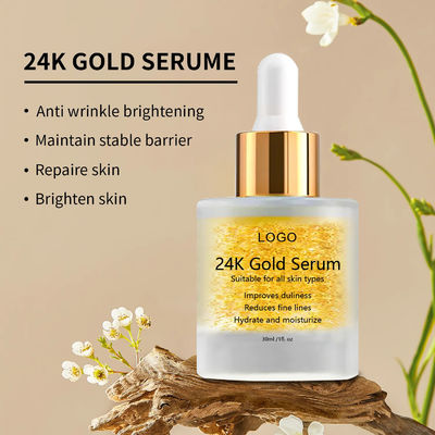 Moisturizing Fade Fine Lift Serum 24k Gold Essence Face Instant Tightening Skin Care Serum