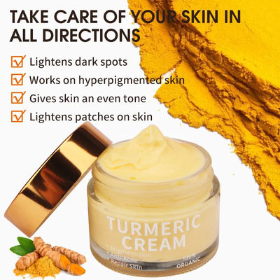 Organic Skin Care Acne Wrinkle Dark Spot Moisturizer Bleaching Turmeric Face Cream