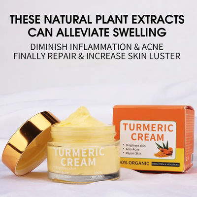 Organic Skin Care Acne Wrinkle Dark Spot Moisturizer Bleaching Turmeric Face Cream