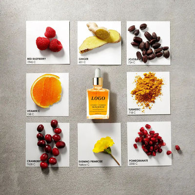 Organic Skin Revitalizer Moisturizing Face Turmeric Serum Ginger Extract Face Brightening Serum